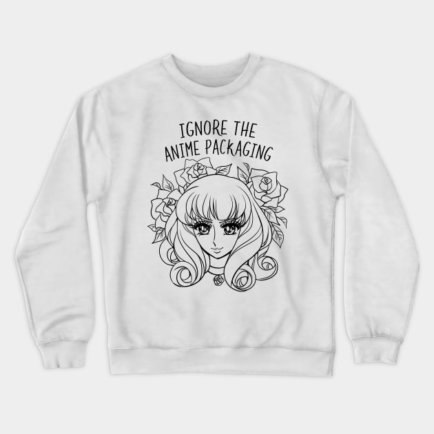 Ignore The Anime Packaging Crewneck Sweatshirt by spacecoyote